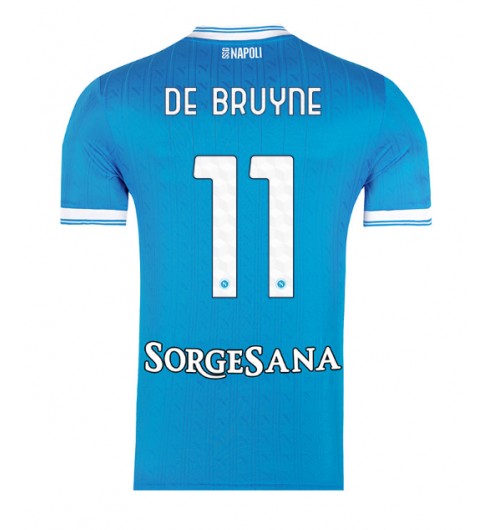Moške Nogometnih dresov SSC Napoli Kevin De Bruyne #11 Domači 2025-26 Kratki rokavi Moške Nogometnih dresov SSC Napoli Kevin De Bruyne #11 Domači 2025-26 Kratki rokavi